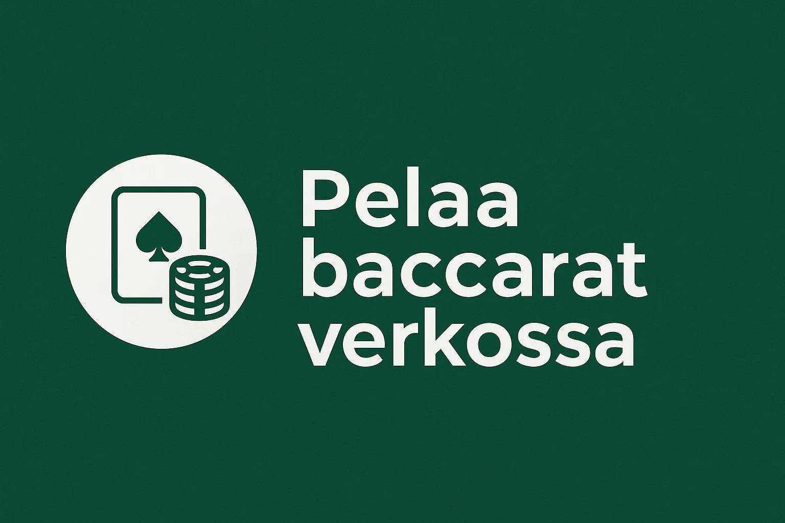 Pelaa baccarat verkossa
